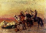 Henri Emilien Rousseau The Halt In The Desert painting
